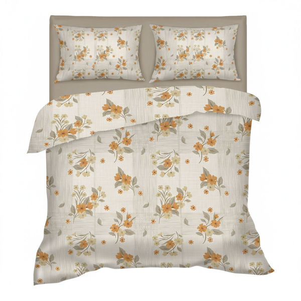 Imagen de Sábanas 2 plazas Berlina by Teka, con diseño, 138x188x30 200x220 50x70cm, set de 3 piezas 50% poliéster 50% algodón, 160 hilos, en sobre de PVC