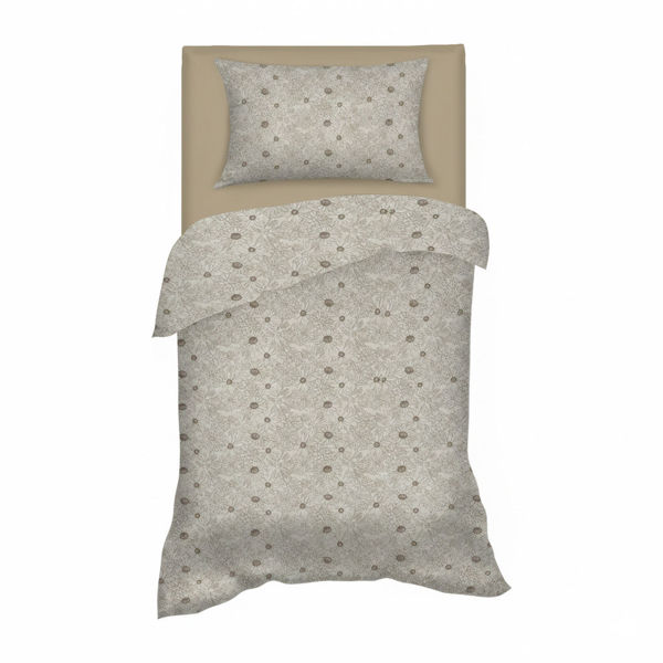 Imagen de Sábanas 1 plaza Berlina by Teka, con diseño, 88x188x30 140x220 50x70cm, set de 3 piezas 100% algodón, 120 hilos, en sobre de PVC