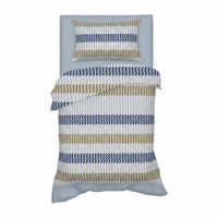 Imagen de Sábanas 1 plaza Berlina by Teka, con diseño, 88x188x30 140x220 50x70cm, set de 3 piezas 100% algodón, 120 hilos, en sobre de PVC