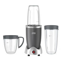 Imagen de Licuadora, procesadora, 1L vasos de acrílico de 3 tamaños distintos, 900W, en caja, WINNIG STAR