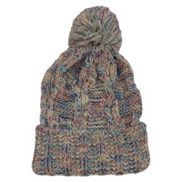 Imagen de Gorro de adulto tejido, con pompón
