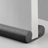 Imagen de Burlete zócalo doble de espuma, ajustable, 10x120cm  2 colores, en bolsa