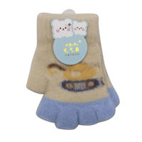 Imagen de Guantes infantiles, tejidos, sin dedos, varios colores