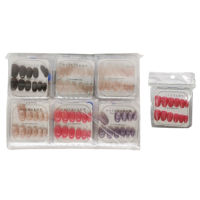 Imagen de Uñas postizas adhesivas, PACK x12, varios colores
