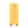 Imagen de Valijas Berlina x3 AMARILLO, rígidas, ruedas omnidireccionales 360, manija telescópica ancha, tranca numérica, correa para ajustar ropa, bolsillo interior con cierre