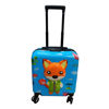 Imagen de Valija rígida infantil, 18" ruedas omnidireccionales, manija telescópica, tranca numérica, correa para ajustar ropa, varios diseños