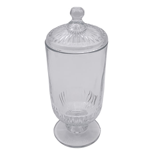 Imagen de Caramelera de vidrio labrado, en caja