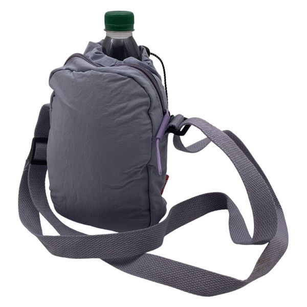 Imagen de Cartera de tela avión, con correa, y porta botellas, varios colores