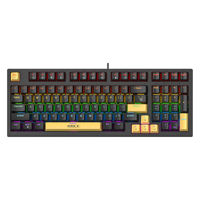 Imagen de Teclado con cable, con teclado numérico, retroiluminado, negro, GK-500 IMICE, en caja