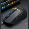 Imagen de Mouse óptico gamer con cable, retroiluminado, programable, con 6 botones, negro, T20 IMICE, en caja
