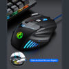 Imagen de Mouse óptico gamer con cable, retroiluminado, negro, X7 IMICE, en caja
