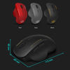 Imagen de Mouse óptico inalámbrico ergonómico, varios colores, G6 IMICE, en caja