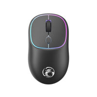 Imagen de Mouse óptico inalámbrico recargable, varios colores, W-618 IMICE, en caja