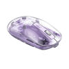 Imagen de Mouse óptico inalámbrico recargable transparente, varios colores, T400 IMICE, en caja
