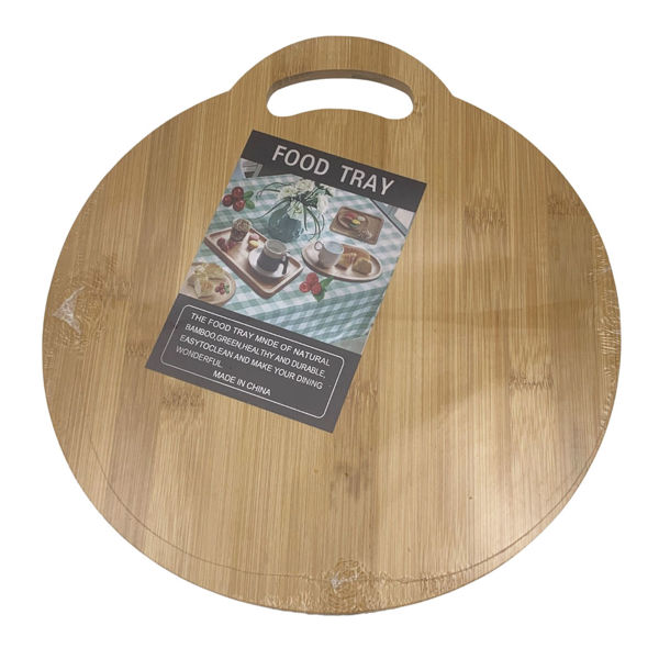 Imagen de Tabla para cocina de madera, con asa