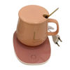 Imagen de Taza de cerámica con calentador y cuchara, 220v en caja, varios colores