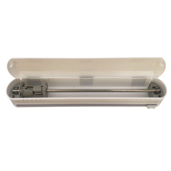 Imagen de Portarrollo dispensador para film con cortante, en caja