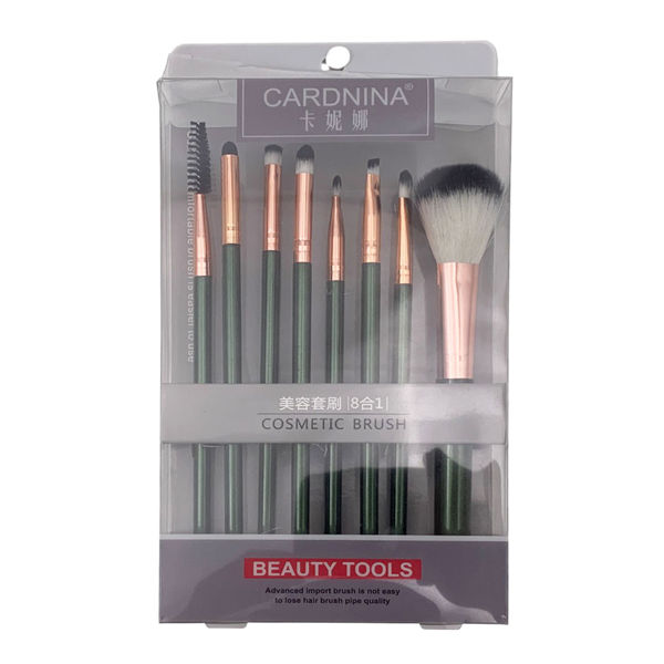 Imagen de Pincel de maquillaje x8, varios colores, en caja