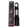 Imagen de Linterna led, recargable USB, con gancho, 12+1 led, con vaiza, en caja, varios colores