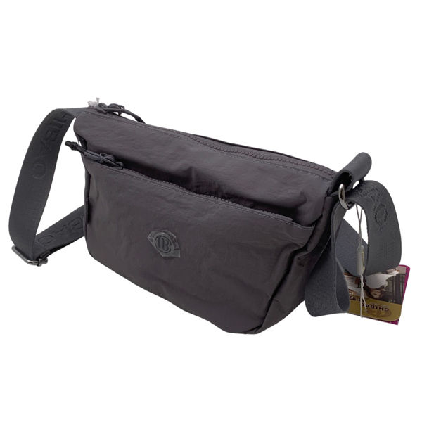 Imagen de Cartera de tela avión, 2 cierres, en bolsa, varios colores