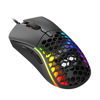Imagen de Mouse óptico gamer con cable, RGB, negro, con carcasa intercambiable, T60 IMICE, en caja