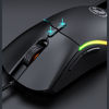 Imagen de Mouse óptico gamer con cable, RGB, negro, con carcasa intercambiable, T60 IMICE, en caja
