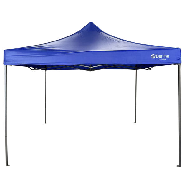 Imagen de Gazebo impermeable 3x3m AZUL, en caja, Berlina Outdoor